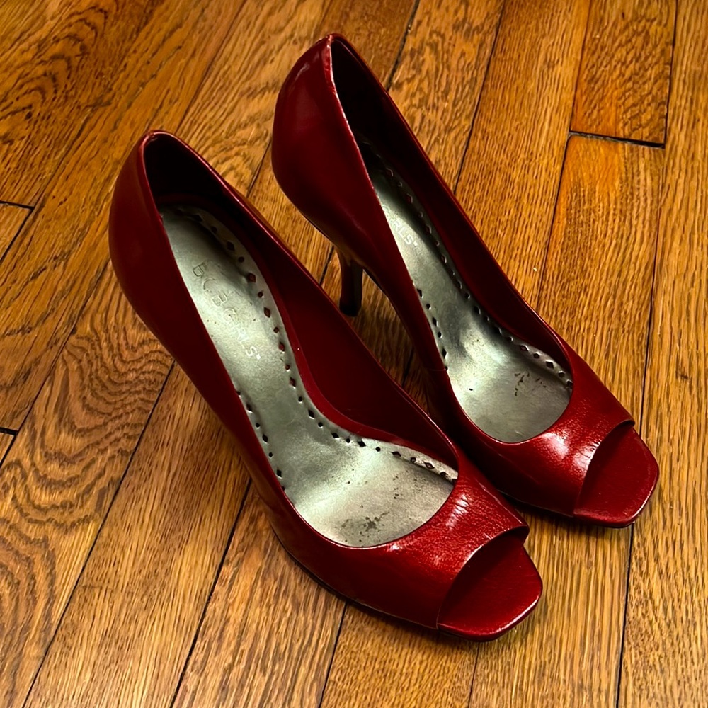 BCBGirls Peep Toe Heels
